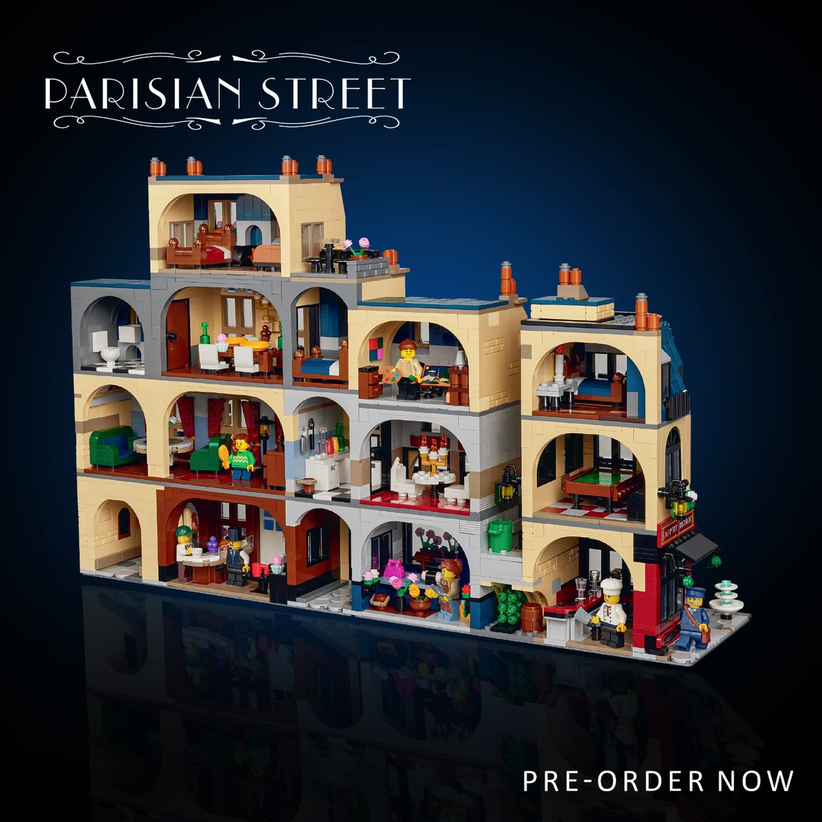 Lego Parisian Street Lego At St Bricklink LEGO 910032 Parisian 