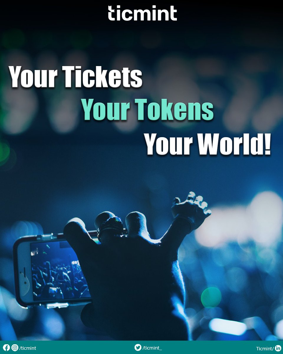 🚀Ticstop: Your NFT Ticket Hub!🎫

Discover the future of event tickets with #Ticstop. Buy, sell, and trade #NFTtickets with complete control.🌐
💰 Enable new income sources with royalties.
🔍 Transparent on the #blockchain.
🔒 Secure secondary market sales.