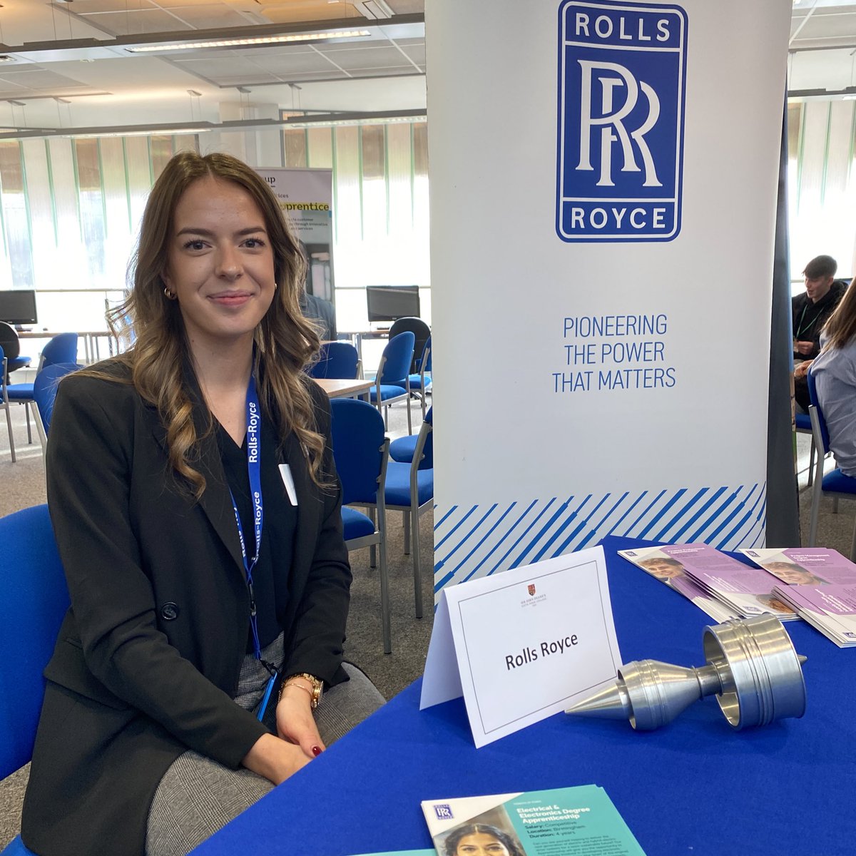 A special thank you to former head student Daisy Bolton, who also delivered an inspirational talk to Year 10 students from our Foundation schools on her experience as an engineering degree apprentice at Rolls Royce. #NationalApprenticeshipWeek