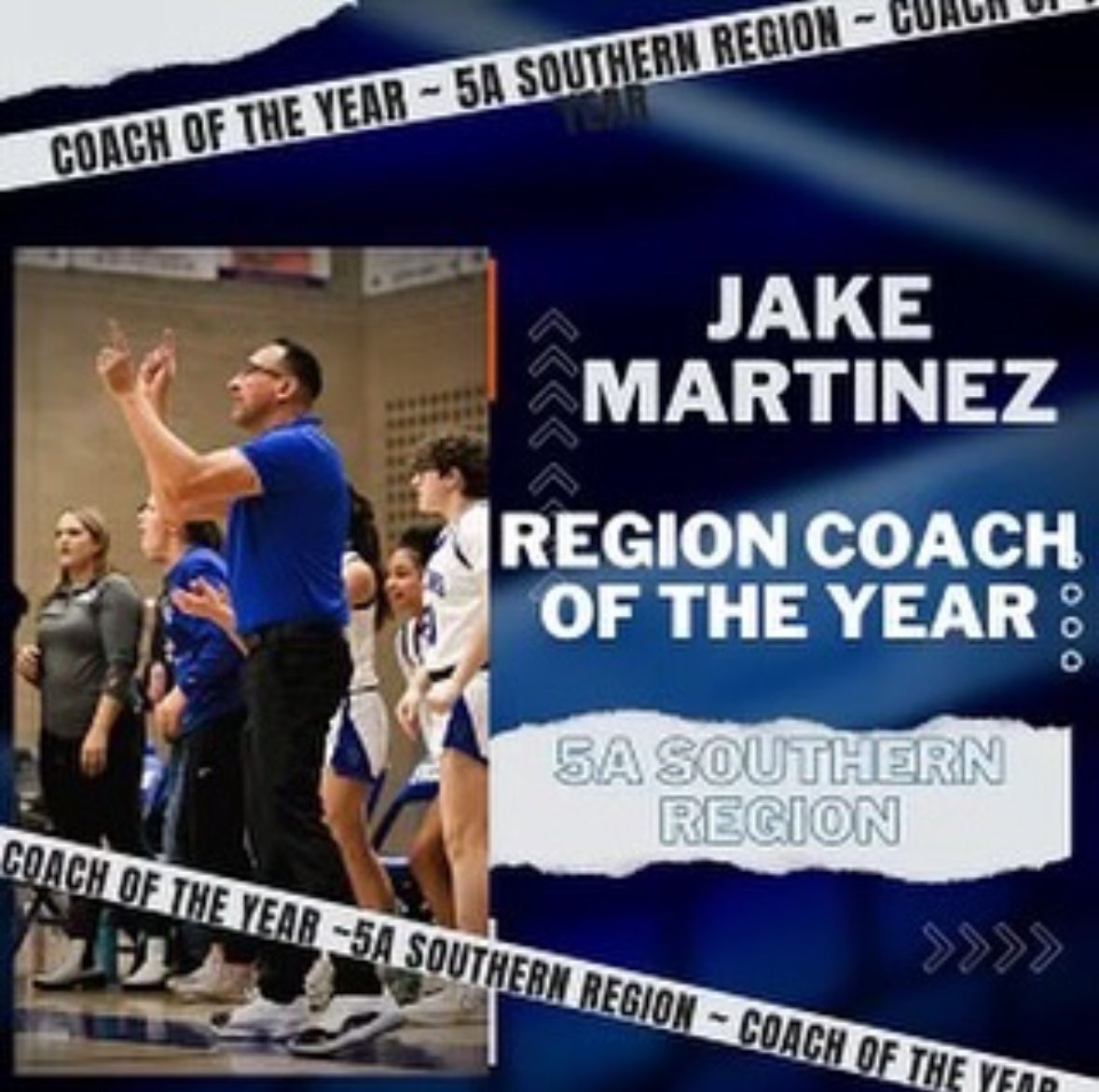 Congratulations to our Head Coach Jake Martinez! Your dedication and effort does not go unnoticed.