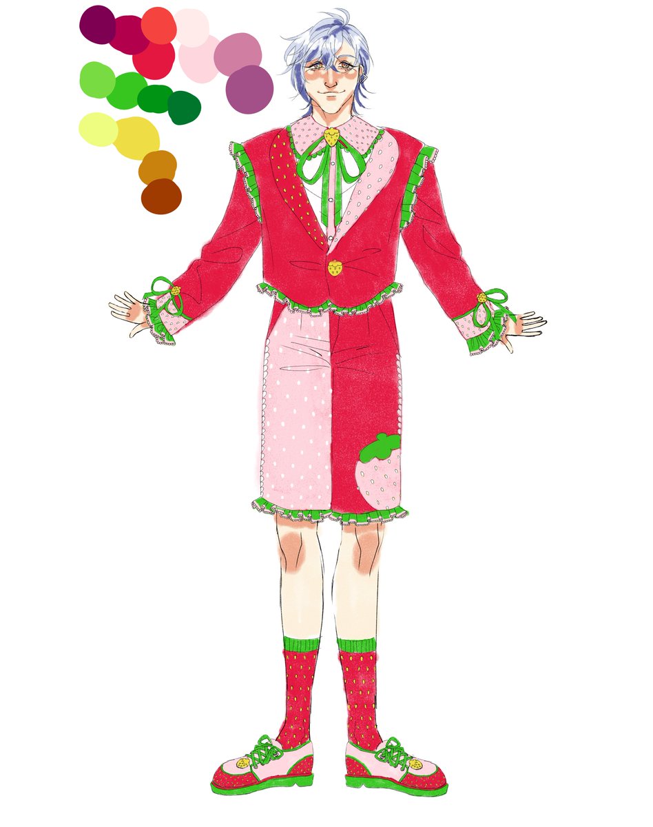 sparkgiraffe's tweet photo. strawberries are triangles!!!! https://t.co/c1yQuwIzgo