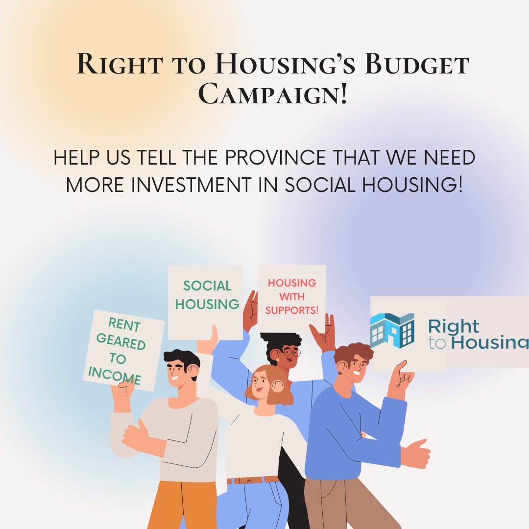It's time to tell MB that we need more investments in social housing! Contact R2H to get a postcard, send some emails and letters! More info righttohousing.ca #HousingCrisis @CCPAMB @HousingRightsCA