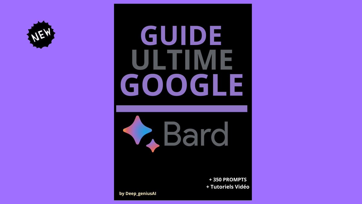 Deep_GeniusAi's tweet image. Aux US🇺🇸, les experts Bard gagnent entre 200 000 et 300 000 $ par an.

99 % des personnes ne savent toujours pas comment utiliser Bard.

Pour vous aider à le maîtriser, j'ai donc préparé un "Guide Ultime Google Bard".

Je le vends à 99 €, mais GRATUIT pendant 48 heures.

Tu…
