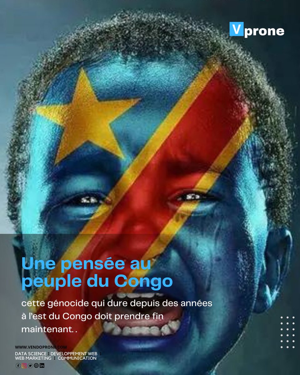 sadock_gba's tweet photo. Une pensée pour le peuple du Congo .

#CongoGenocide #GOMA_RDC #vendoprone https://t.co/ew5vRB5xuB