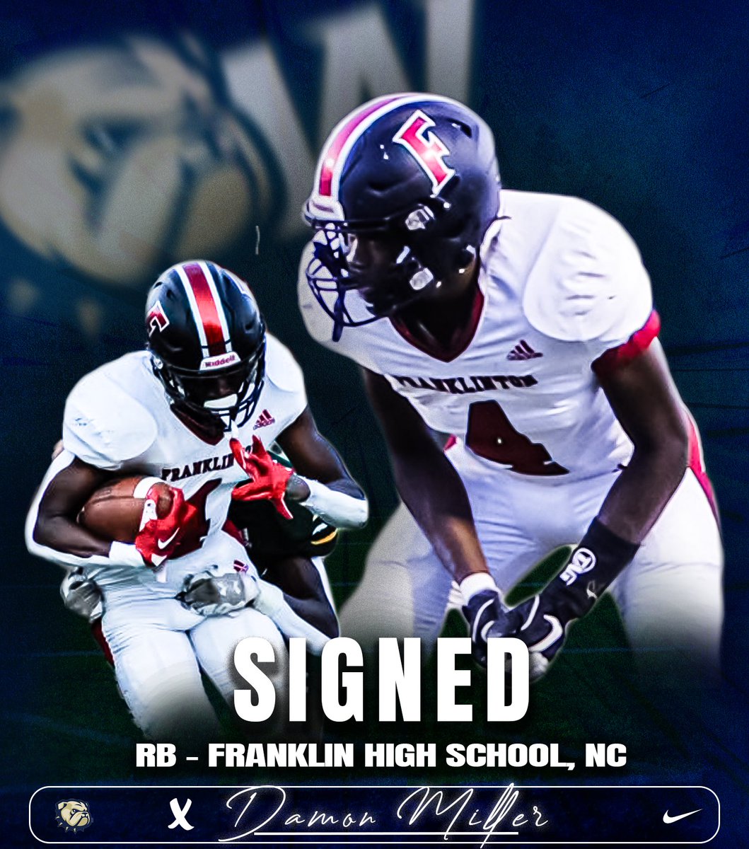WingateFb's tweet photo. ✍🏽SIGNED 

Welcome to the Winagte family @DamonMiller44 
#OneDog #NSD24 https://t.co/s3kMpk2Vvg