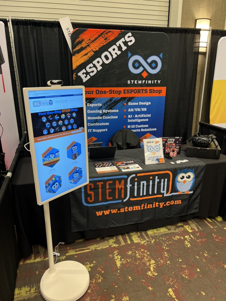 🚀 Calling educators passionate about STEM! 🌐 Dive into innovation at STEMfinity's booth in the IETA Conference, Boise. 🧑‍🏫 Win STEM goodies, discover esports in education, and join the conversation! 🎮 #STEM #IETA24 #EdTech #ietalevelup