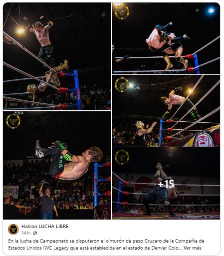 Gracias a Halcon LUCHA LIBRE por la cobertura.
DragonKing Campeón Crucero IWC Legacy Vrs Jack Evans
m.facebook.com/story.php?stor…

Estamos evolucionando la Lucha Libre.
🇨🇷🇲🇽🇺🇸

#iwclegacy
#evolutionwrestlingevents
#evolucionsinmiedo