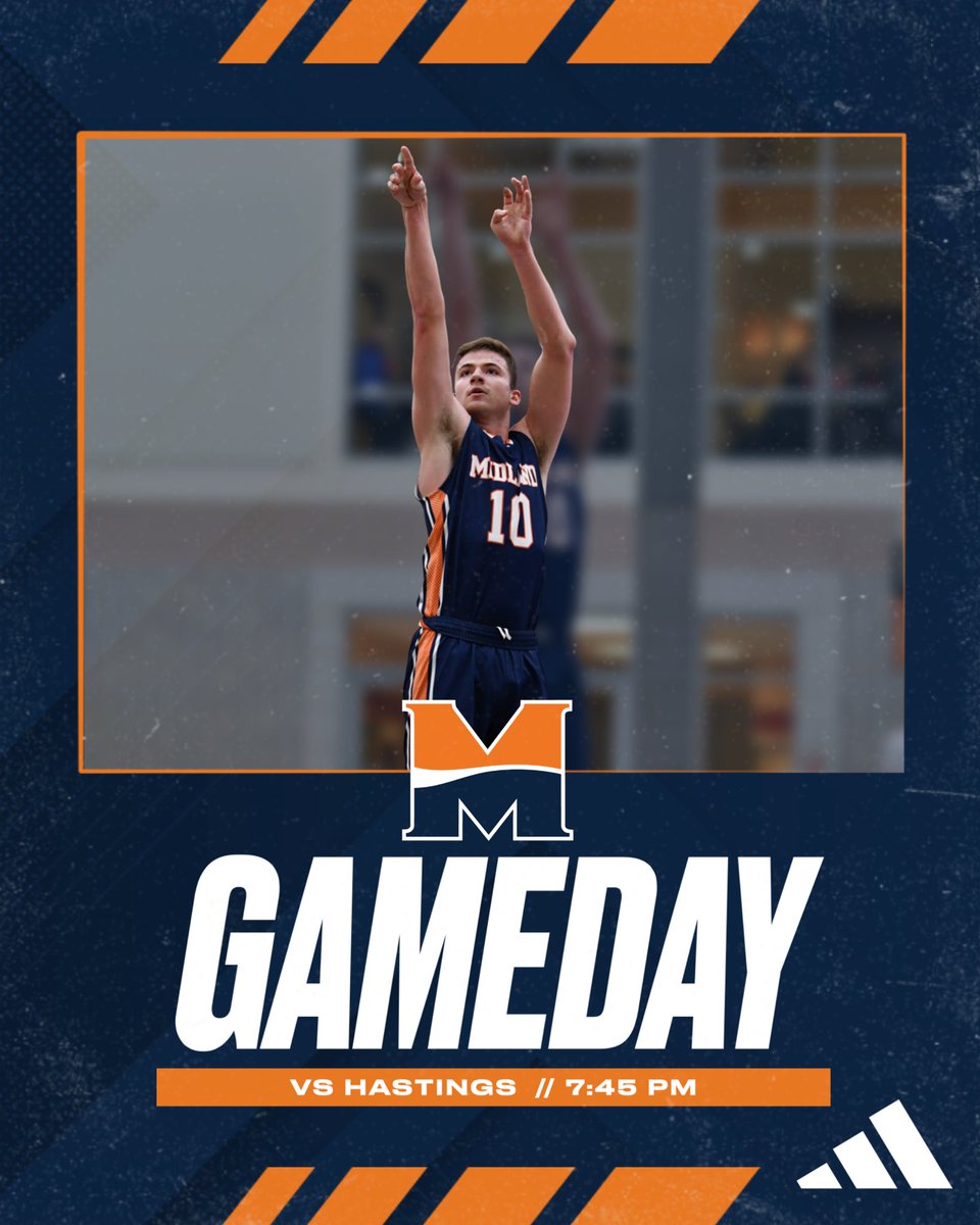 Gameday!!
🆚 Hastings College 
⏰ 7:45
📍Wikert Event Center
#WinTheDay 🟠🔵