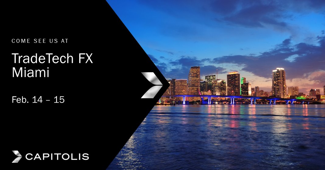 Capitolis (@capitolis_inc) on Twitter photo #Capitolis will be in Miami for <a href="/TradeTechFX/">Trade Tech FX</a>: The Biggest Buy Side FX Conference, next week! If you're coming, stop by Booth #1. Also, join the UMR & SA-CCR panel, where Petra Wikstrom, our Director of Sales, will be part of the discussion.
Learn more: tradetechfxus.wbresearch.com #Capitolis will be in Miami for <a href="/TradeTechFX/">Trade Tech FX</a>: The Biggest Buy Side FX Conference, next week! If you're coming, stop by Booth #1. Also, join the UMR & SA-CCR panel, where Petra Wikstrom, our Director of Sales, will be part of the discussion.
Learn more: tradetechfxus.wbresearch.com