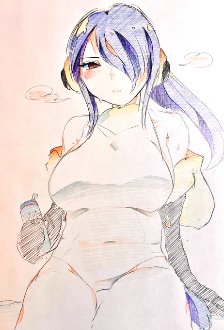 練習後のコウテイさん 