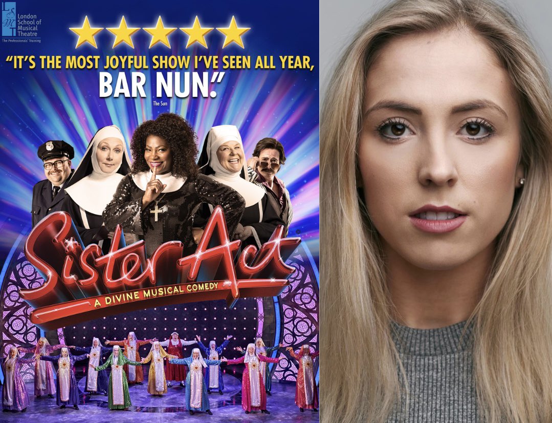 We’re absolutely thrilled for LSMTer @CorrinePriest who’s joining @sisteractsocial UK & Ireland Tour, as onstage Swing, 1st cover Mary Robert & 2nd cover Mary Patrick⛪️🤍 Send the (#lsmt) love around😉 #lsmtlove💙 #sisteract