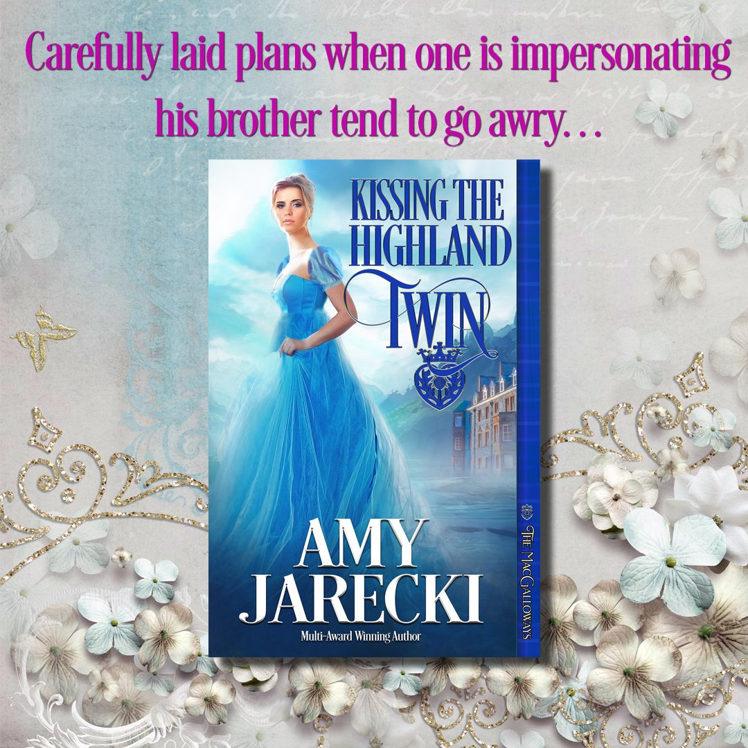 In February 2024 Amy is giving away a signed copy of KISSING THE HIGHLAND TWIN! Enter here: docs.google.com/forms/d/e/1FAI…