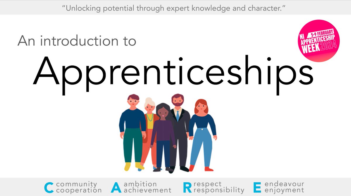 This week is #NationalApprenticeshipWeek students have received an assembly and today they were joined by the apprenticeships team for @coopuk including a past student of @CoopManchester ! Tomorrow we are joined by @Channel4Schools delivering workshops to Y9.