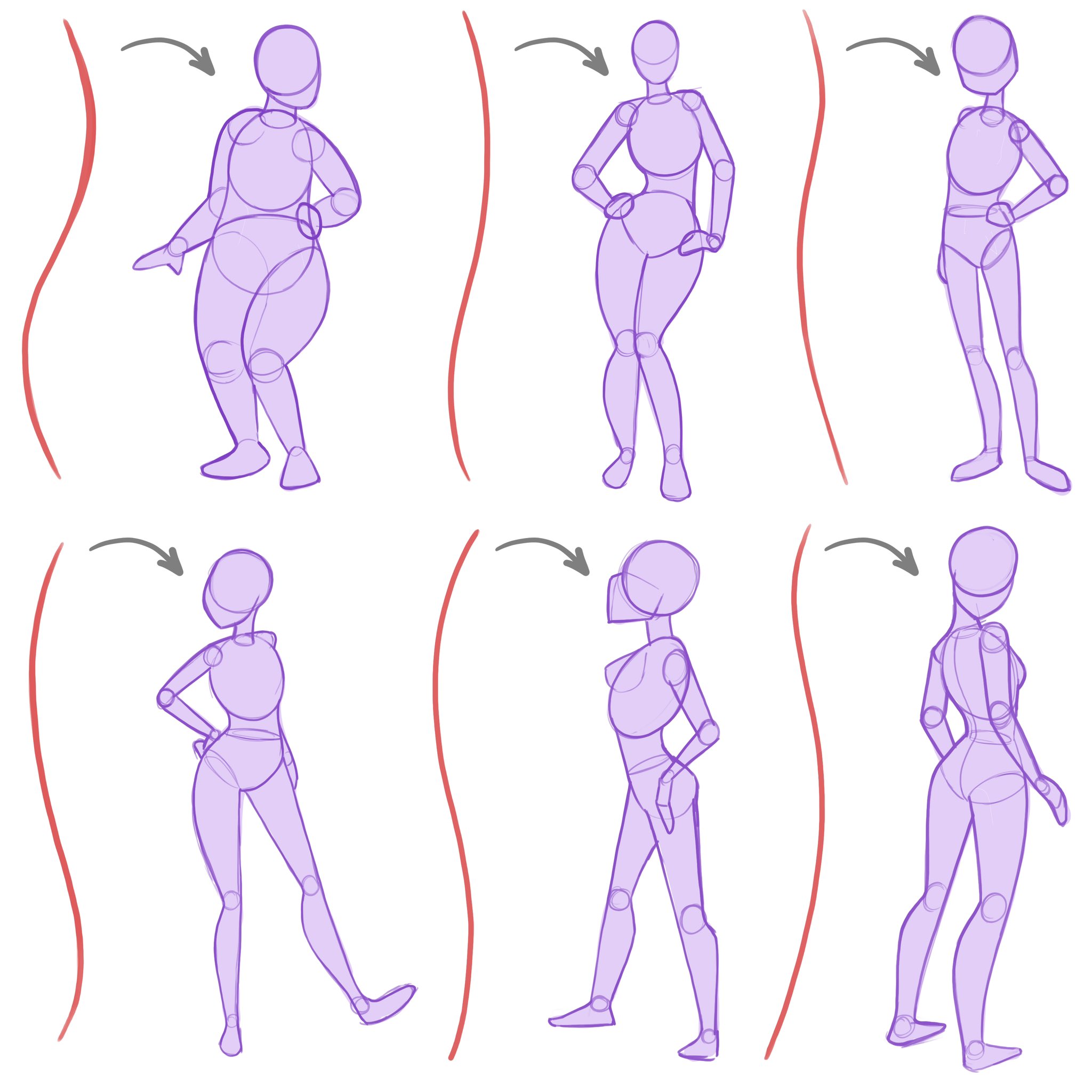 Pose Set #3 Standing Poses Female by Anadia-Chan | Drawing poses, Drawing  people, Figure drawing reference