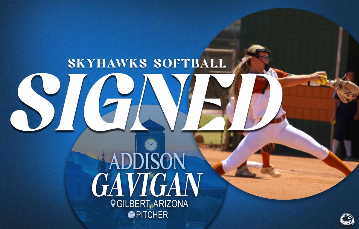 🔜Durango... welcome to the 𝙎𝙆𝙔𝙃𝘼𝙒𝙆𝙎 𝙁𝘼𝙈𝙄𝙇𝙔, Addison Gavigan!💙💛 

#ToTheTop
