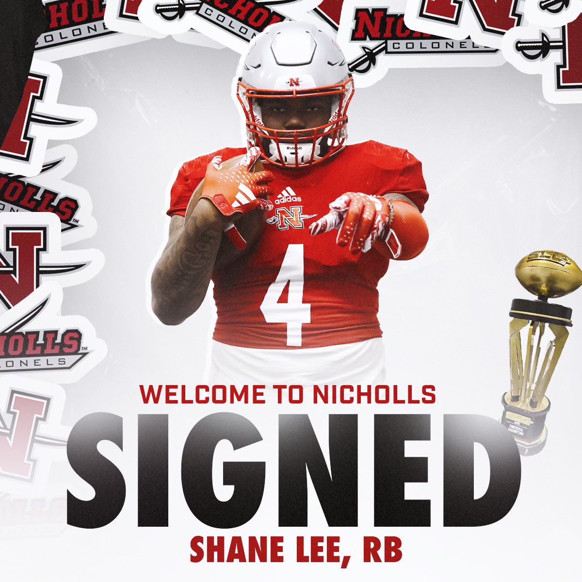𝐖𝐄𝐋𝐂💍𝐌𝐄  𝐓💍  𝐍𝐈𝐂𝐇💍𝐋𝐋𝐒

Shane Lee
Running Back 
St. Rose, Louisiana 
Destrehan 

#GeauxColonels | #NSD24