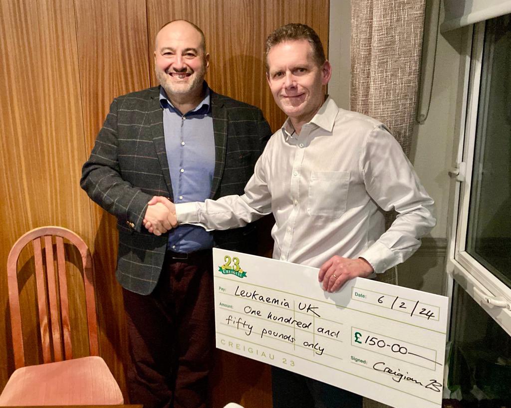 Lovely to welcome @wynneevans to Creigiau 23 last night. Thoroughly enjoyed his company. Highly entertaining &amp; a great ambassador for Wales.