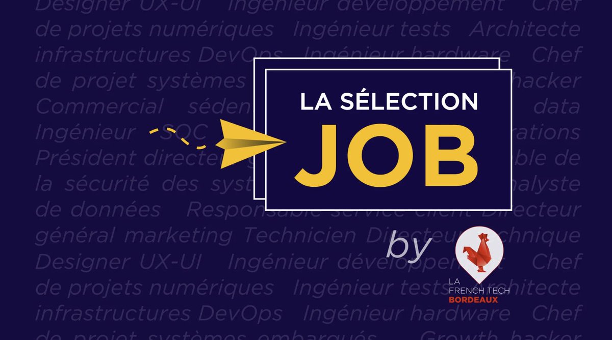Découvrez La Sélection #Job du mois de février by La #FrenchTech #Bordeaux ! 🤝

Parcourez les offres de <a href="/CarbonWaters/">Carbon Waters</a>, <a href="/sense4data/">sense4data</a>, Wiilog, <a href="/AgencePikka/">Agence Pikka</a>, <a href="/BlaBlaCar_FR/">BlaBlaCar France</a>, <a href="/MaltemIP/">Maltem Insight Performance</a>, <a href="/onepoint/">Onepoint</a> et Telecom Design 🚀

Les postes disponibles 👉 lc.cx/yNH8ZoR4Aqr