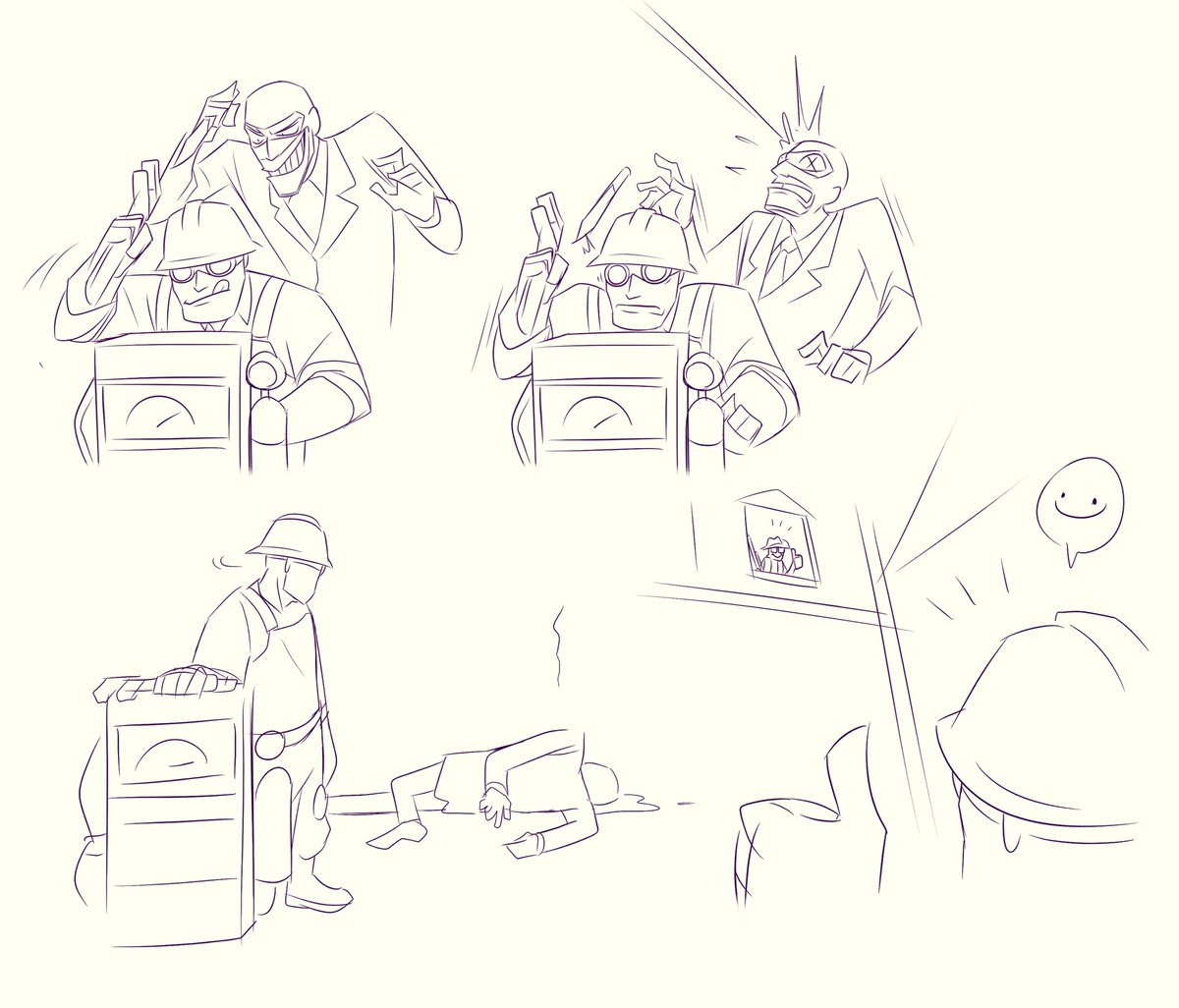 LouminouzL's tweet photo. silly trucks n vans #tf2 #sniper #engie https://t.co/nPhnRt70MM