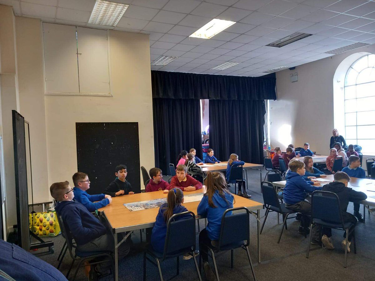 Today at the Engine House, a year 5 transition day was ran by Community Focused Schools (MTCBC) for the Blessed Carlo Acutis Year 5 Transition Project.
Also in attendance was Charlotte Barry from Cyfarthfa Museum and Play Sports.