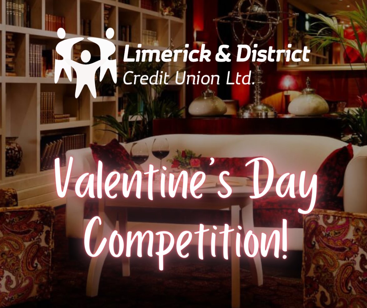 ❤️ VALENTINE'S COMPETITION ❤️ Limerick & District Credit Union are feeling the love and will be giving away Afternoon Tea for two in the Savoy Limerick! 😍😍 To be in with a chance to win, all you have to do is Like this post and tag that special someone in your life!