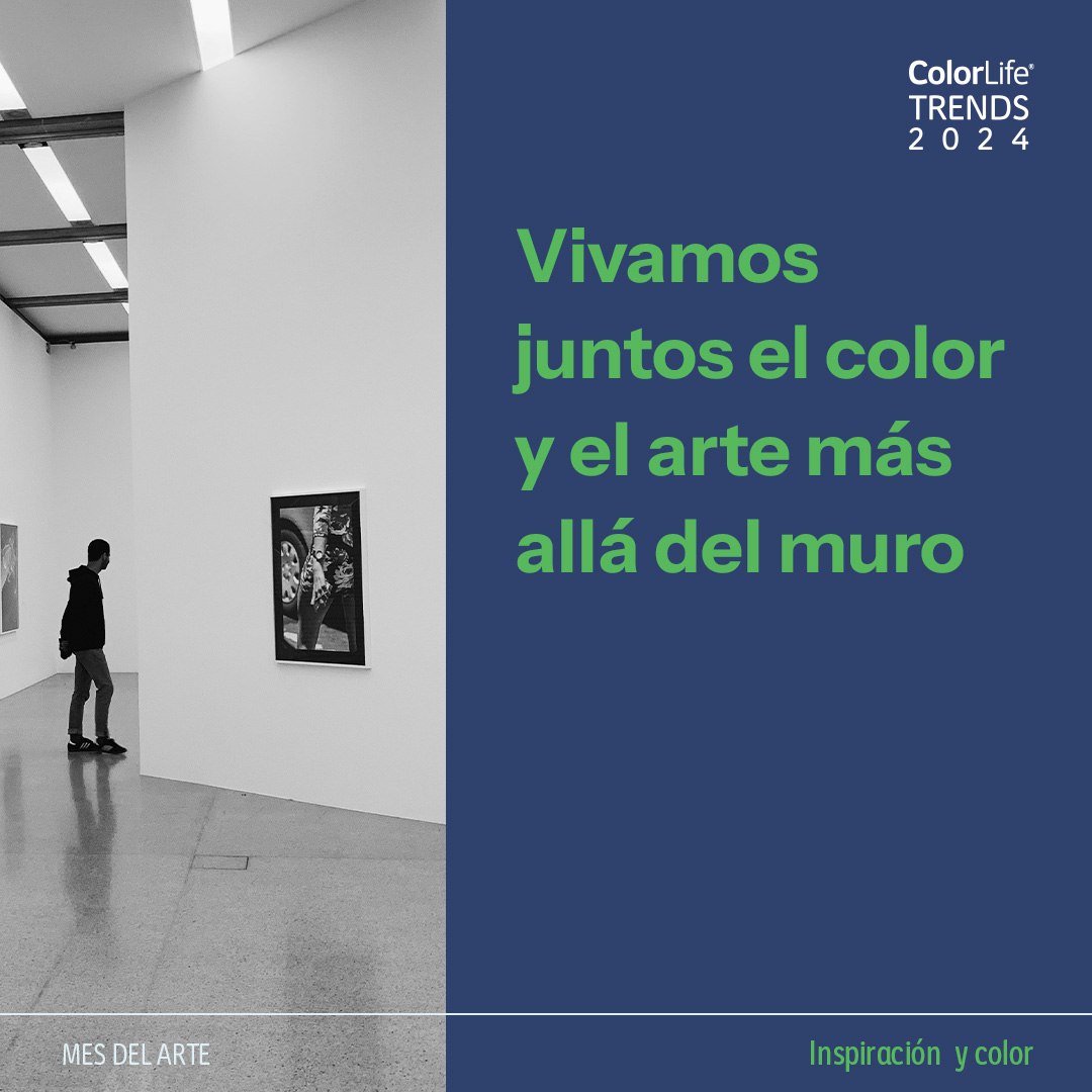 Nos unimos a la semana del arte en México con el fin de inspirar más allá de los muros, impulsando el talento de artistas mexicanos. #ComexColorLife #MesDelArteComex #ColorLifeTrends #ColorDelAño #ComexColor