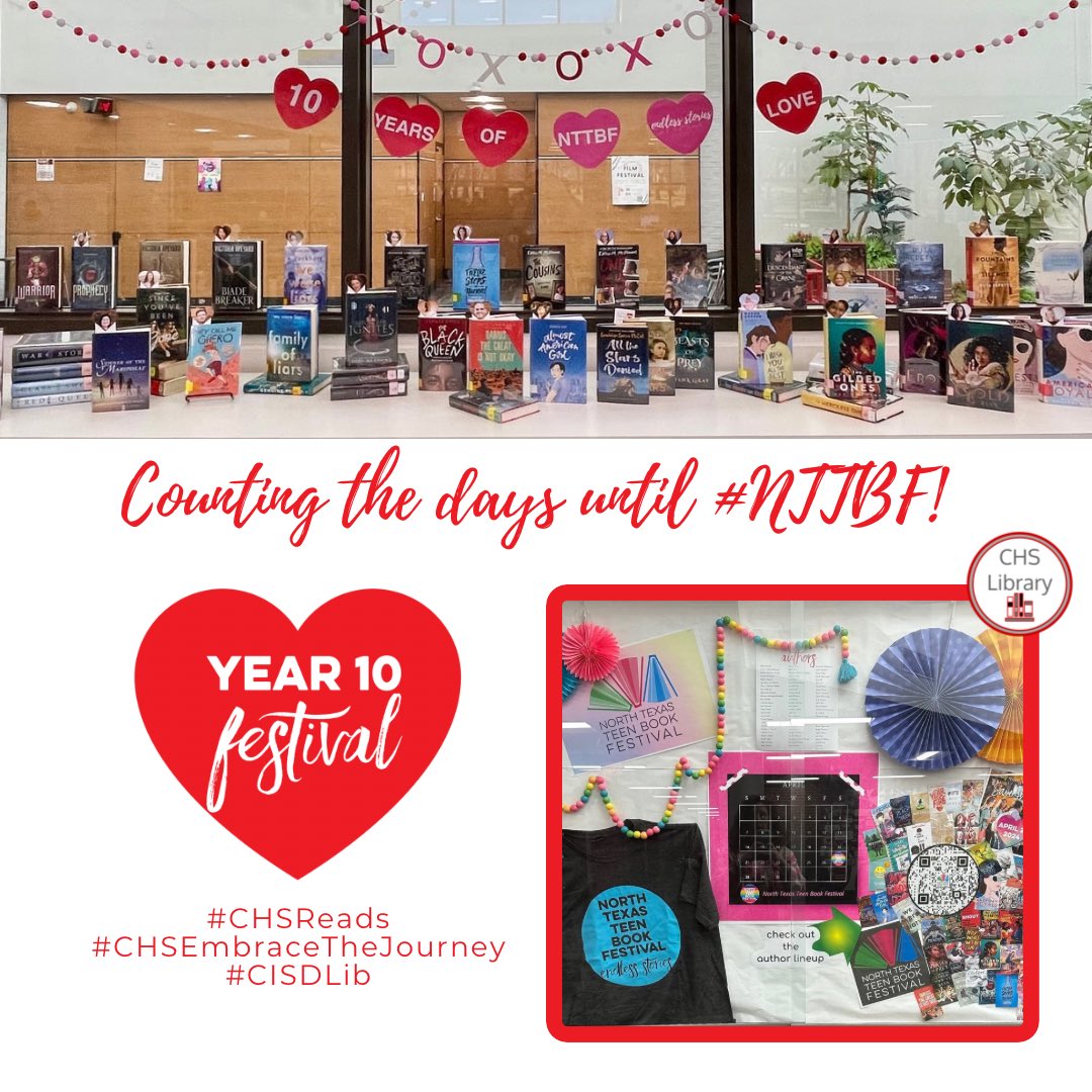 Coppell HS Library (@coppellhslib) on Twitter photo We are SO excited for this year’s festival! Sign up details for Festival Day will be available soon! #CHSReads #CHSEmbracetheJourney #CISDLib @coppell_high <a href="/cisdlib/">Coppell ISD Libraries</a> #nttbf We are SO excited for this year’s festival! Sign up details for Festival Day will be available soon! #CHSReads #CHSEmbracetheJourney #CISDLib @coppell_high <a href="/cisdlib/">Coppell ISD Libraries</a> #nttbf