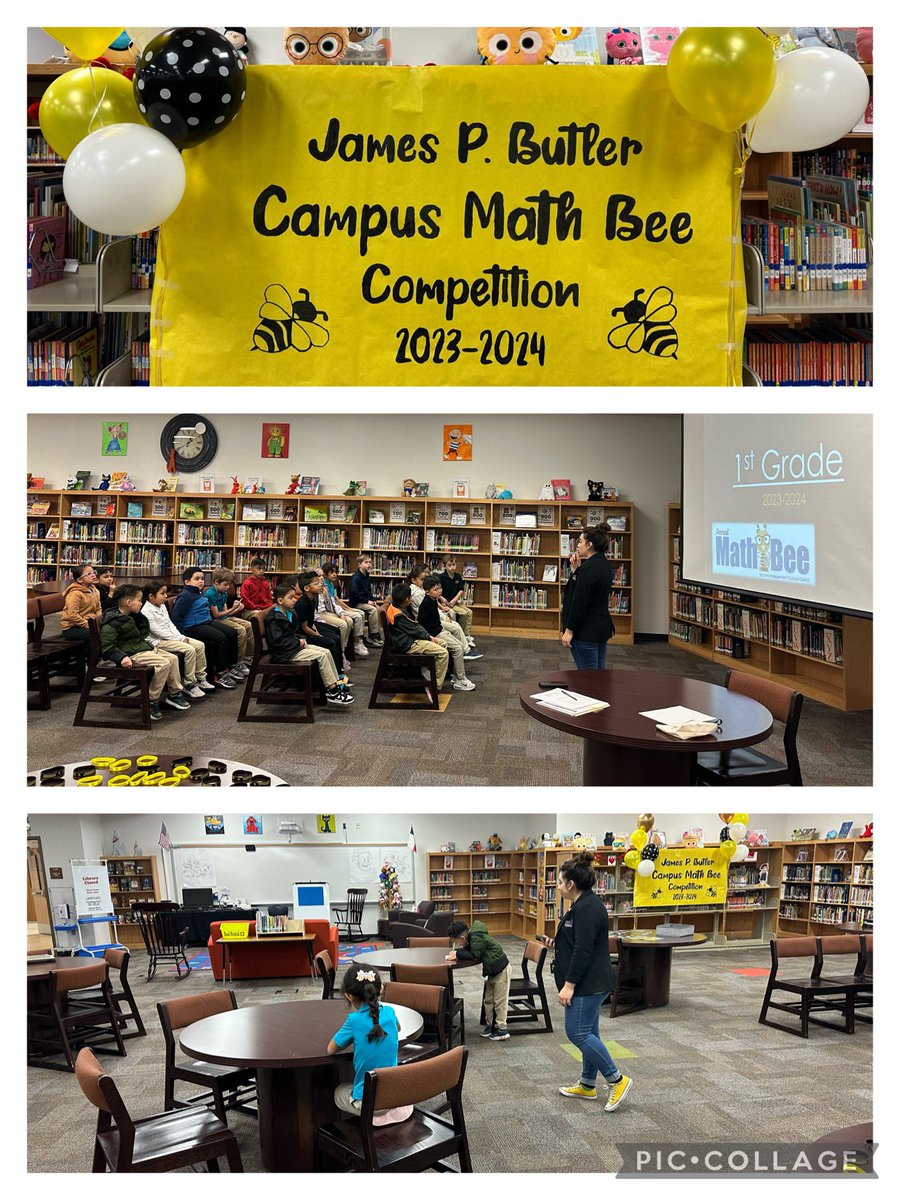Happening now at <a href="/Butler_ES/">Rosa M. Chavez</a> our Campus Math Bee! Best of luck to all of our scholars. Special shout out to our sponsor <a href="/Rangel_JPB/">Cynthia Rangel</a> for running such a great event! #TeamSISD #JPB