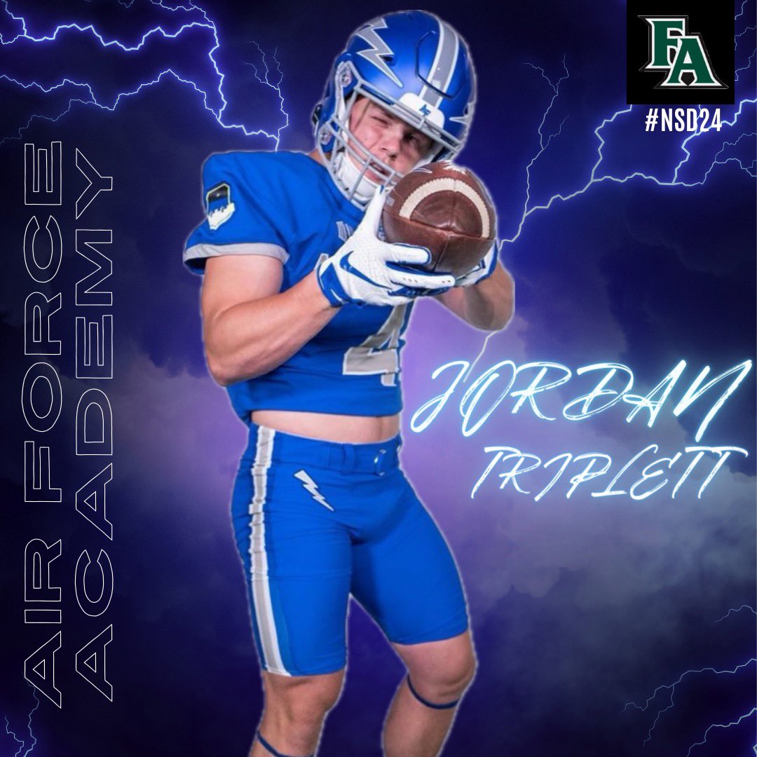 Signed. Jordan Triplett is an Air Force Academy Falcon⚡️
#nsd #nsd24 #nsd2024