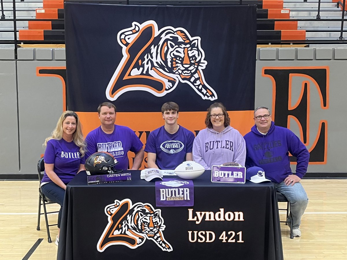 Congratulations to Casten Wirth for signing to play football at Butler. Tune into Channel 13 at 6:00 for coverage of the event!
