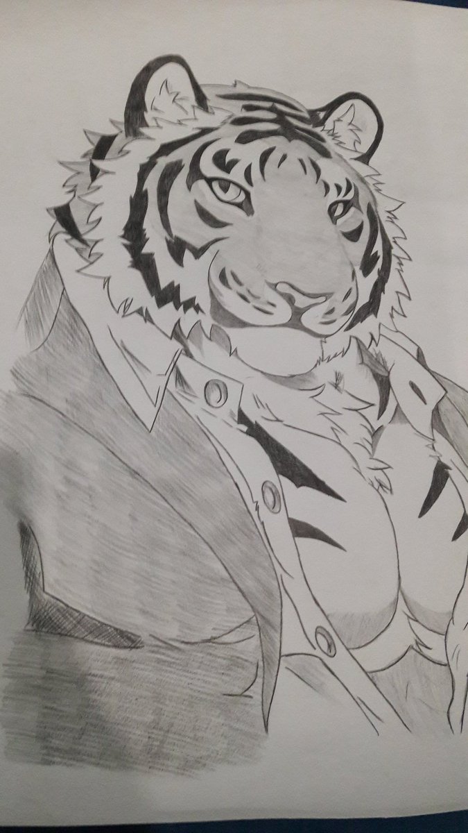 ToruhBandicoot's tweet photo. Another one I redesigned I love this cute tiger,  @kirin_o0v0o https://t.co/sCOwGN1MyQ