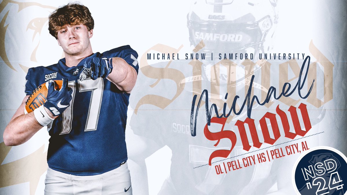 ✖️✍🏻 Signed

@MikeSnow502201 🔜@SamfordFootball 🎖️

Win The Day 🏆

🏧 | Attack The Moment