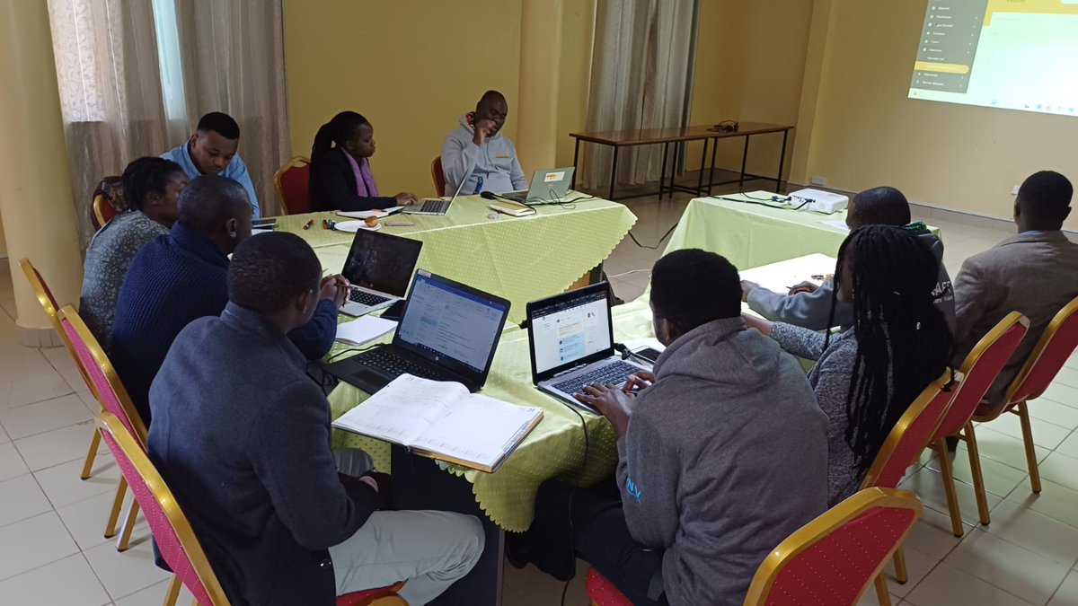 kenaff_farmers's tweet image. Today, we had the privilege of hosting Mr. Benard Okech from @Mastercard for an enlightening training session on the revolutionary #FarmPass platform at the KENAFF headquarters. 

#FarmPass #CommunityPass #FinancialInclusion  #digitalinclusion