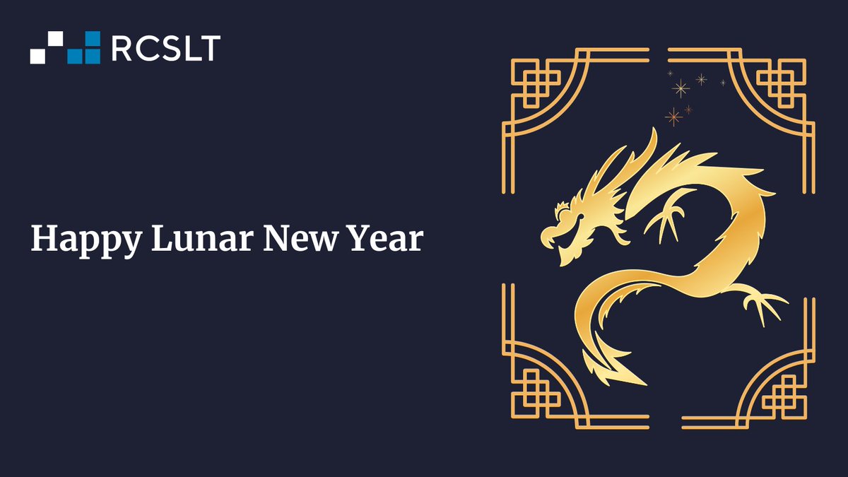 It's the year of the dragon and we'd like to wish all our followers a happy lunar new year!