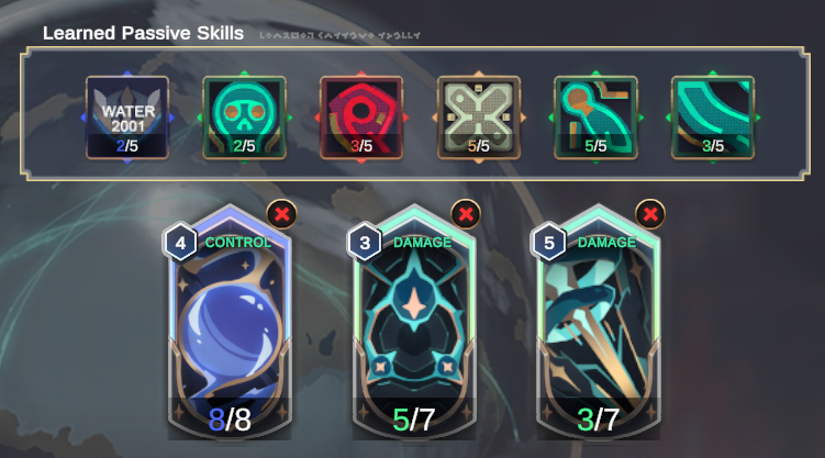 Astariste's tweet photo. Here's a breakdown on my @ApeironNFT Avatar's PvP Journey. What skills I use, what Apostles I use and my gameplan.

My #PlanetNFT's EV are the following:
() means it's from Birth Skills/Perks

- Air 65 (0)
- Water 9 (27)
- Earth 19 (5)
- Fire 7

With these Points I went with the following skills:
8/8 WC4 - Coldwater Ritual with 2 Upgrades
5/7 AC2 - ZipZap Orbs with All Upgrades
3/7 AC4 - Electrostatic Ray with 2 Upgrades

Perks:
Air - Focused on MSPD and Mana control
Earth - Focused on RES and Shields
Fire - Dumped on Raid (lol)

[Deck Build - Sustain/Control]

Apostles:
2x Warrior (Hangry Yell/Ice Cold Armor) - Anti-Rogue
2x Guardian (Prickly Personality/Leaping Shield Bonk) - Anti-DoT/CC
2x Rogue (Card Shark/Sneaky Smokescreen) - Utility

Playstyle:
I look at enemy team composition and decide what apostles I will bring with me.
I start with WC4 and quickly copy it with Card Shark. I use WC4 sparringly to maximize the heal benefits.
I focus on enemy squishy-postles whie supporting mine.
I play from a safe distance while making sure I'm always moving around to maximize the perks Static Charge and Feather Weight.
I use Electrostatic Ray only when Avatar is alone or far from its Apostles.
 ̶I̶ ̶g̶o̶ ̶i̶n̶ ̶f̶r̶o̶m̶ ̶t̶i̶m̶e̶ ̶t̶o̶ ̶t̶i̶m̶e̶ ̶t̶o̶ ̶s̶l̶a̶p̶ ̶m̶y̶ ̶e̶n̶e̶m̶y̶ ̶w̶i̶t̶h̶ ̶Z̶i̶p̶Z̶a̶p̶ ̶O̶r̶b̶s̶.̶

TL;DR my main role is to support my Apostles.

Countering Enemies:
- If opponent is a Tanky I focus on supporting my apostles with WC4 and Shields and let them do the damage with Ice Cold Armor. Once enemy apostles are gone I go aggressive combining WC4 and AC2/AC4.
- If opponent is a DoT-Enjoyer... Bring Pricky Guardian and focus on sustain.
- If opponent is a Sustain-type, I use 2 rogue and 2 warrior and try to clear enemy apostles quickly with Icecold Armor buffed with Sneaky Smokescreen

It all comes down to trying your best to outplay your opponent and trusting in your apostles.

If ya wanna talk about skills and stuff, do visit Doodaria! (Apeiron Discord) I basically live there.
