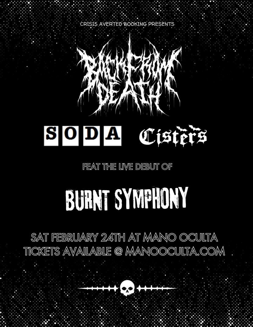 BACKFROMD3ATH's tweet photo. Our next 3 shows that we have this month! https://t.co/sJajhivXDU