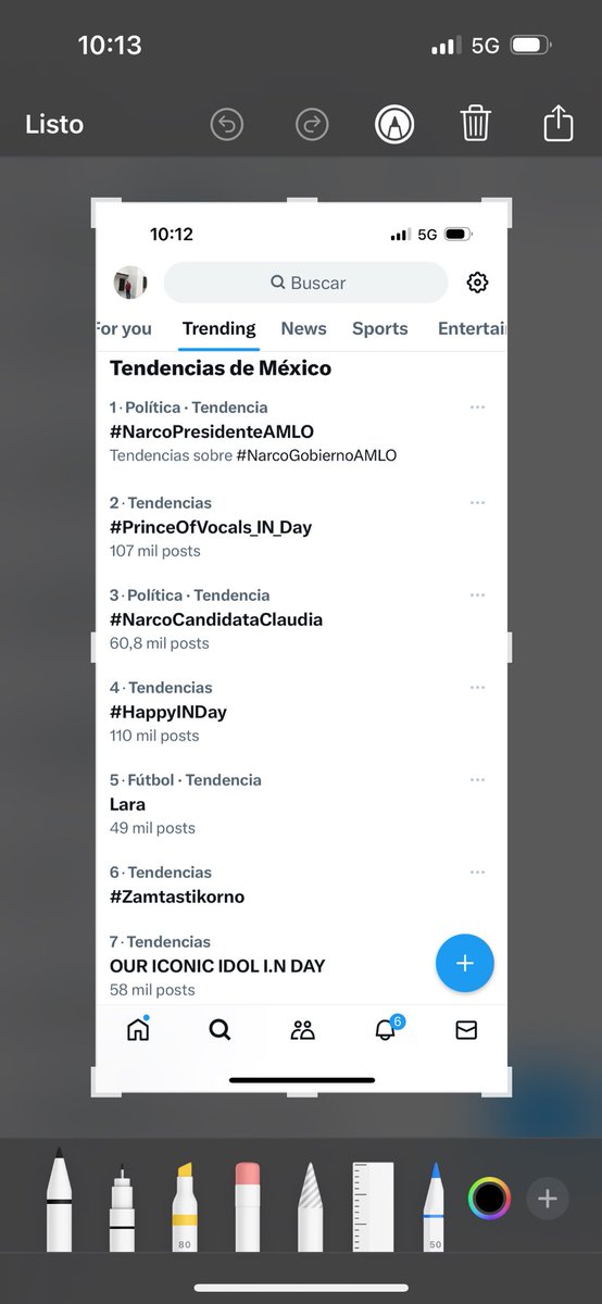 fzavala12's tweet photo. Sigue en tendencia 
#NarcoPresidenteAMLO 
#NarcoCandidataCaludia 
Vamos a seguir dándole para que sigan en tendencia y no se bajen de aquí al #2JUN 
Le entras ? yo si 🙋🏽‍♂️🙋🏻‍♂️🙋🏽‍♂️🙋🏿‍♂️🙋🏼‍♂️🙋🏿‍♂️🙋🏽‍♂️ https://t.co/qlIxtdX7Cc