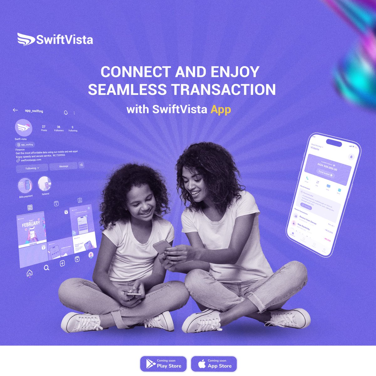 swiftvistaNG's tweet image. 🌟 Big News! 🌟 Wanna stay in the loop? Follow us on Instagram for cool stuff! 📸✨ And hey, have you checked out our Swift Vista app? It's awesome for easy exploring! 📲 Join us on our adventure! #SwiftVista #FollowUs #GetTheApp #AdventureTime 🌐📱