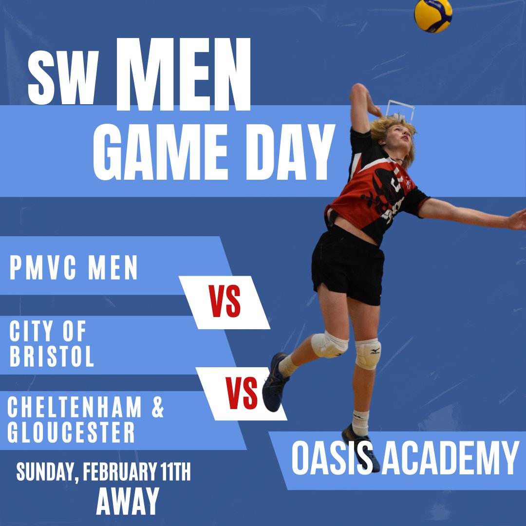 🏐 This Weekend 🏐

Our NVL ladies and SW Men are away on the 11th of February.

Good luck to those going up. Let's bring back smiles and wins 💪

#volleyballengland #thisweekend #whatson #plymouthsport #plymouthvolleyballclub