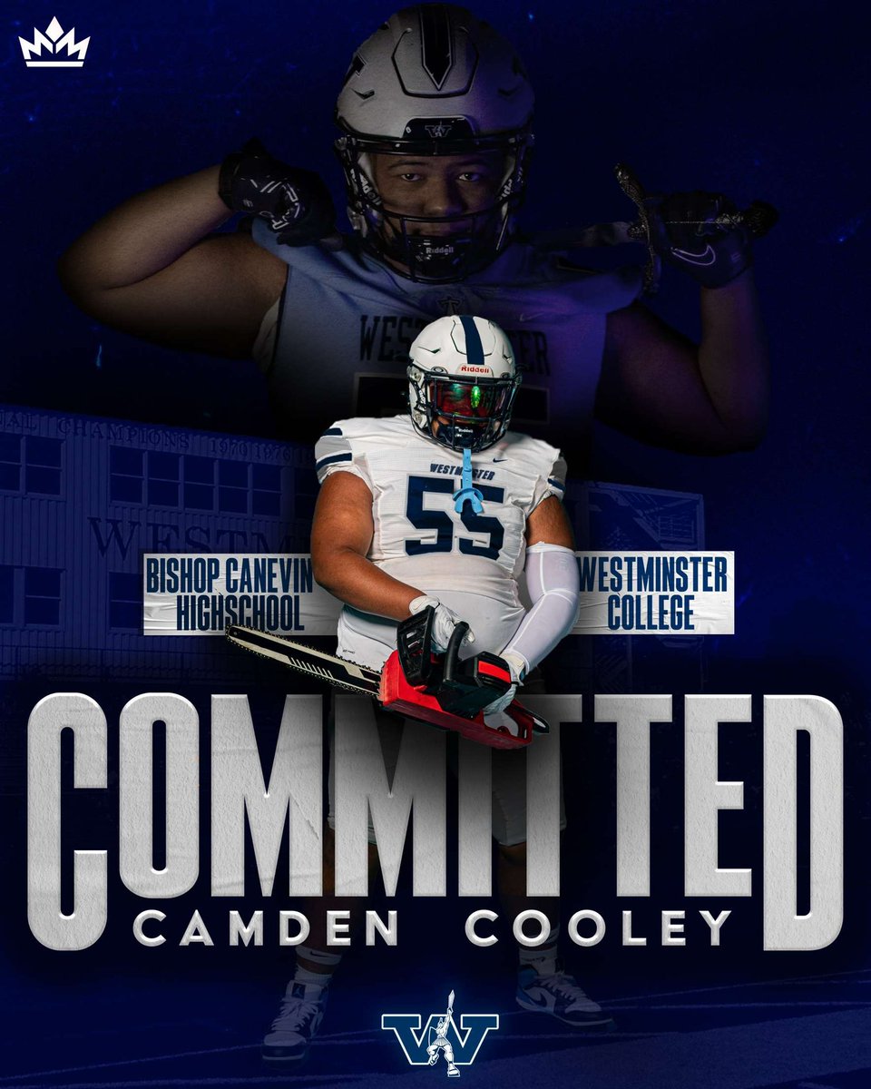 I’m blessed to announce that I’m 1000% committed to Westminster College I’m thankful for all the coaches that recruited me but let’s get ittt‼️⚔️🚾
<a href="/WCtitansFB/">Westminster Football</a> <a href="/coachbenzel/">Scott Benzel</a> <a href="/coachtylance/">Ty Lance</a> @JoeyAntuonoOL 

#KingsOfTheNorth 

@CrusadersFball <a href="/Coach_Rich4/">Rich Johnson</a> <a href="/210ths/">2Tenths Speed & Agility</a>