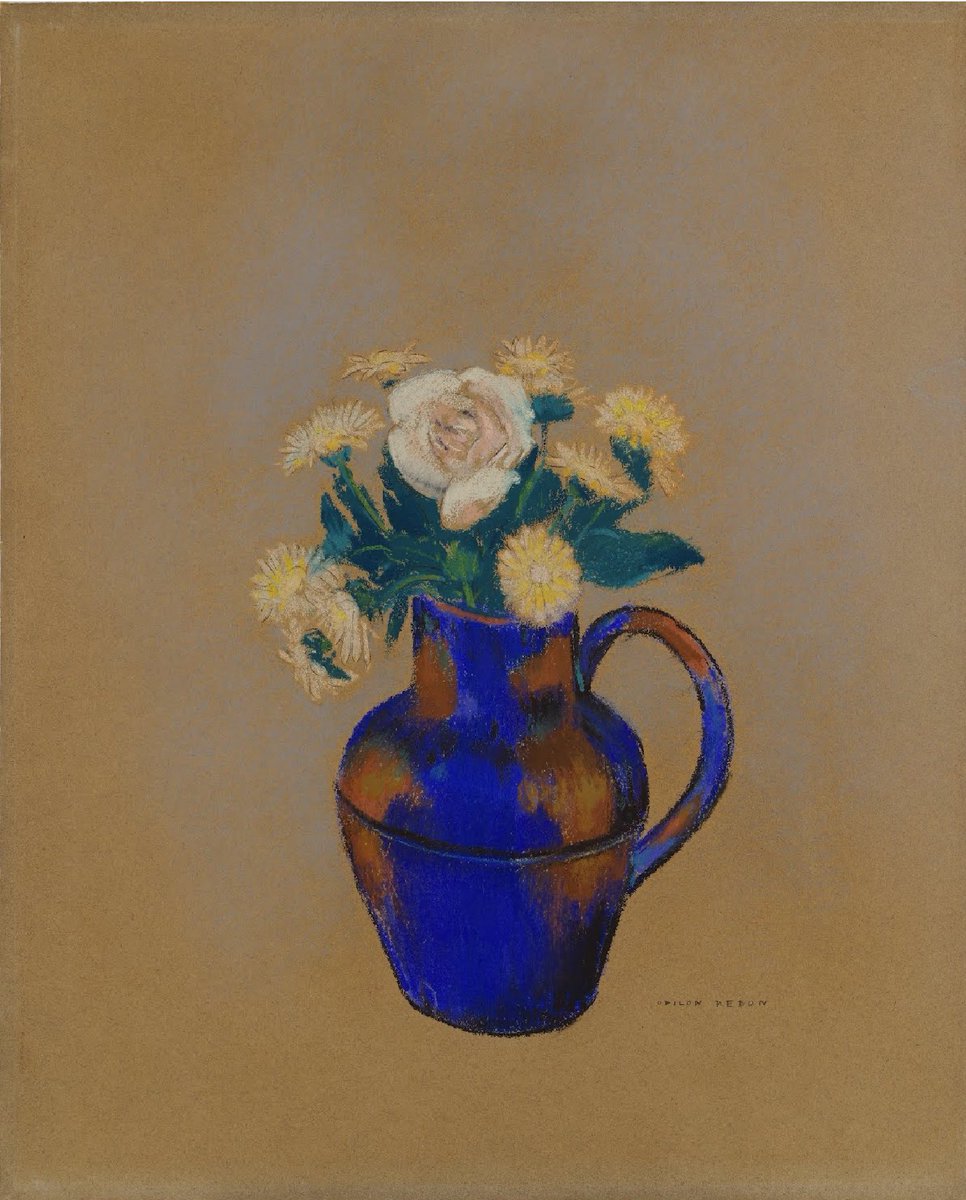 Vaso di fiori 
#OdilonRedon, 1910

#flowers #StillLife