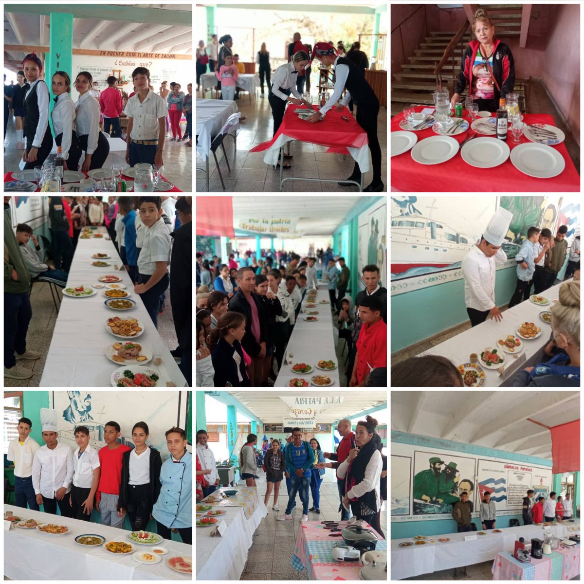 En el centro mixto "10 de Octubre" en Macabí , se desarrolla la feria de las oportunidades con la presencia de padres, educandos, trabajadores de servicio, docentes y directivos dónde se realizó una presentación de los servicios #ActividadPráctica