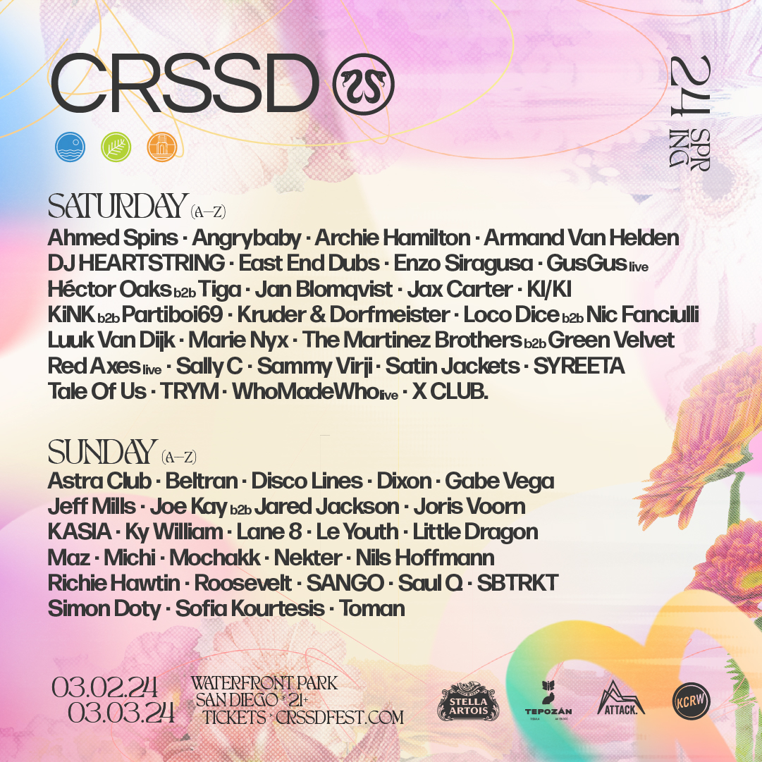 CRSSD Festival lineup