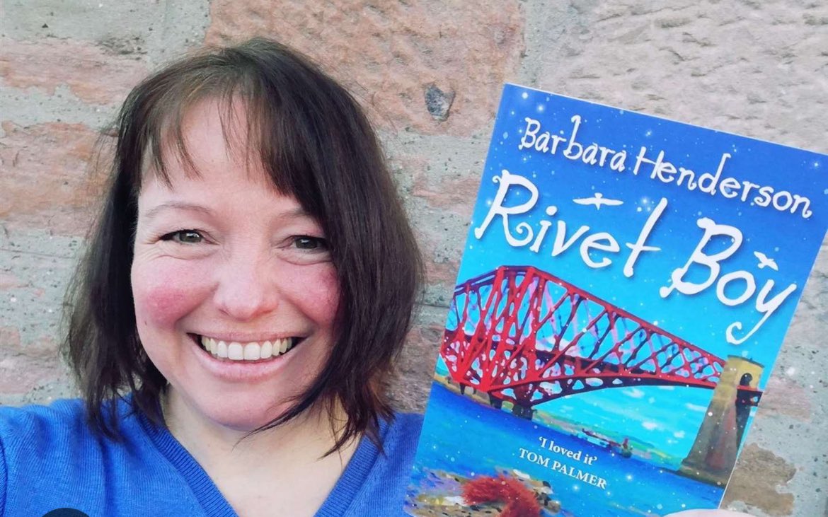 Primary 5 are reading Rivet Boy and are very excited about meeting @scattyscribbler @scottishbktrust @cranachanbooks #readingforpleasure