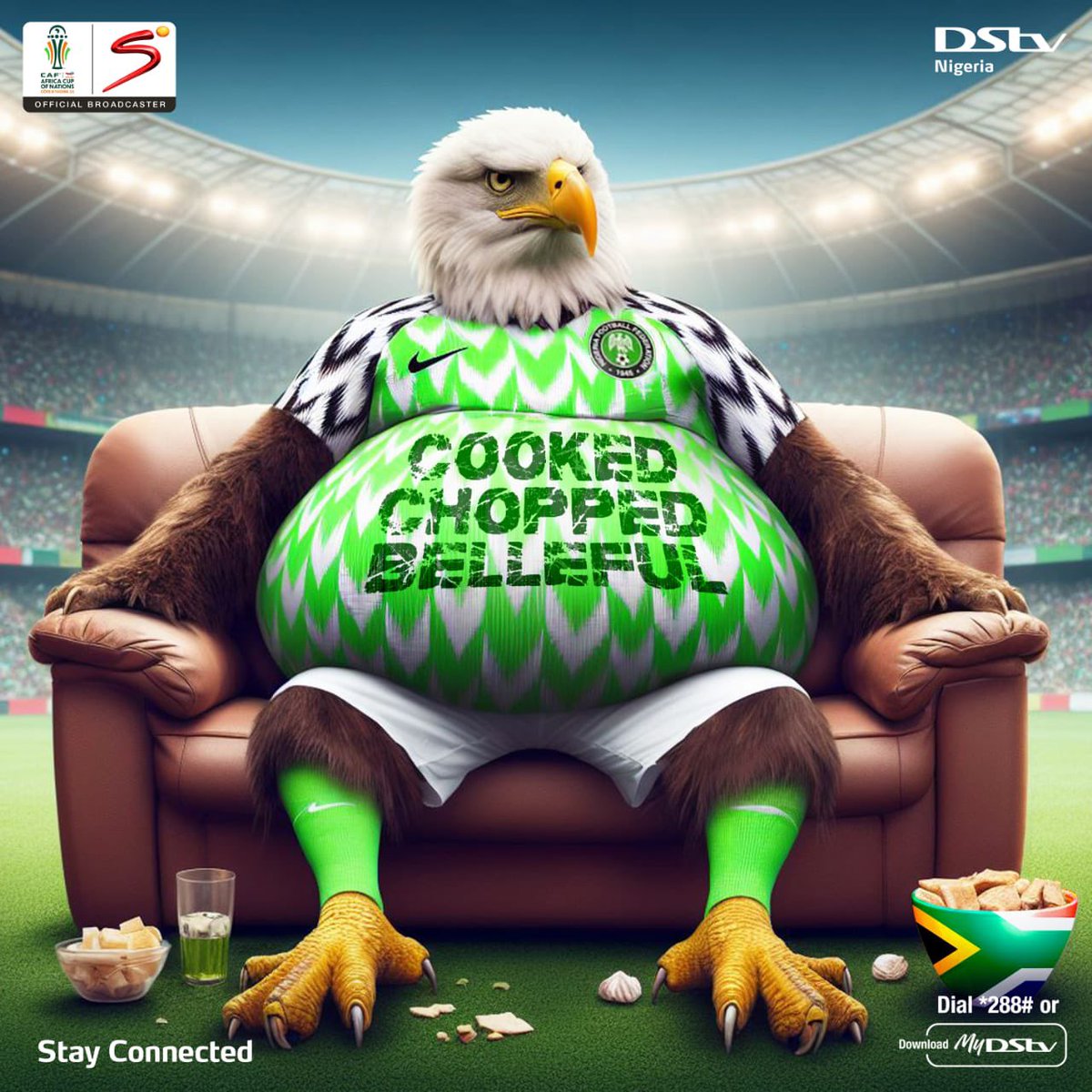 Was a really nice meal! 

Time to get in shape for Sunday!

#afcon2023 #afconondstv #dstvnigeria
