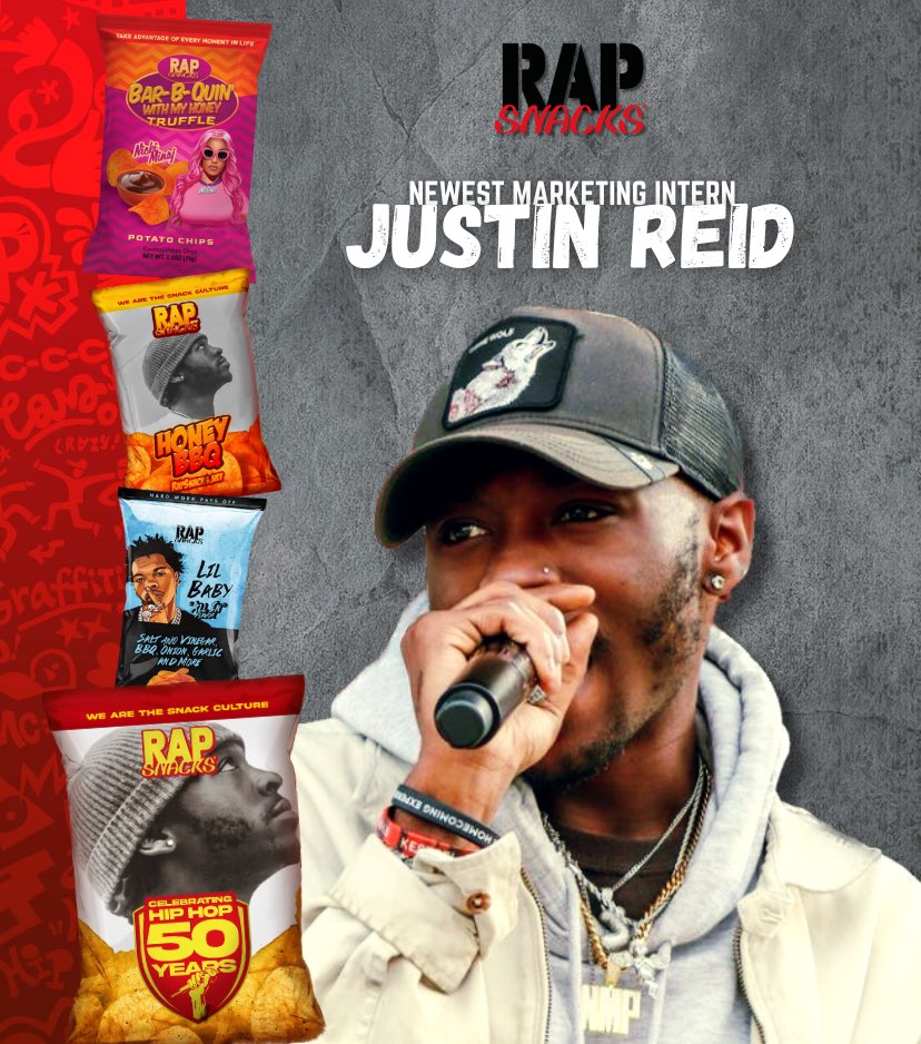 iamjustinreid's tweet image. Super excited to announce the kick off to my journey as a new Marketing Intern for @RapSnacksNow 🔥. Ready to bring some flavor to the game, while learning from the best! Let’s snack, rap, and hustle together! 

#NewBeginnings #FlavorfulJourney