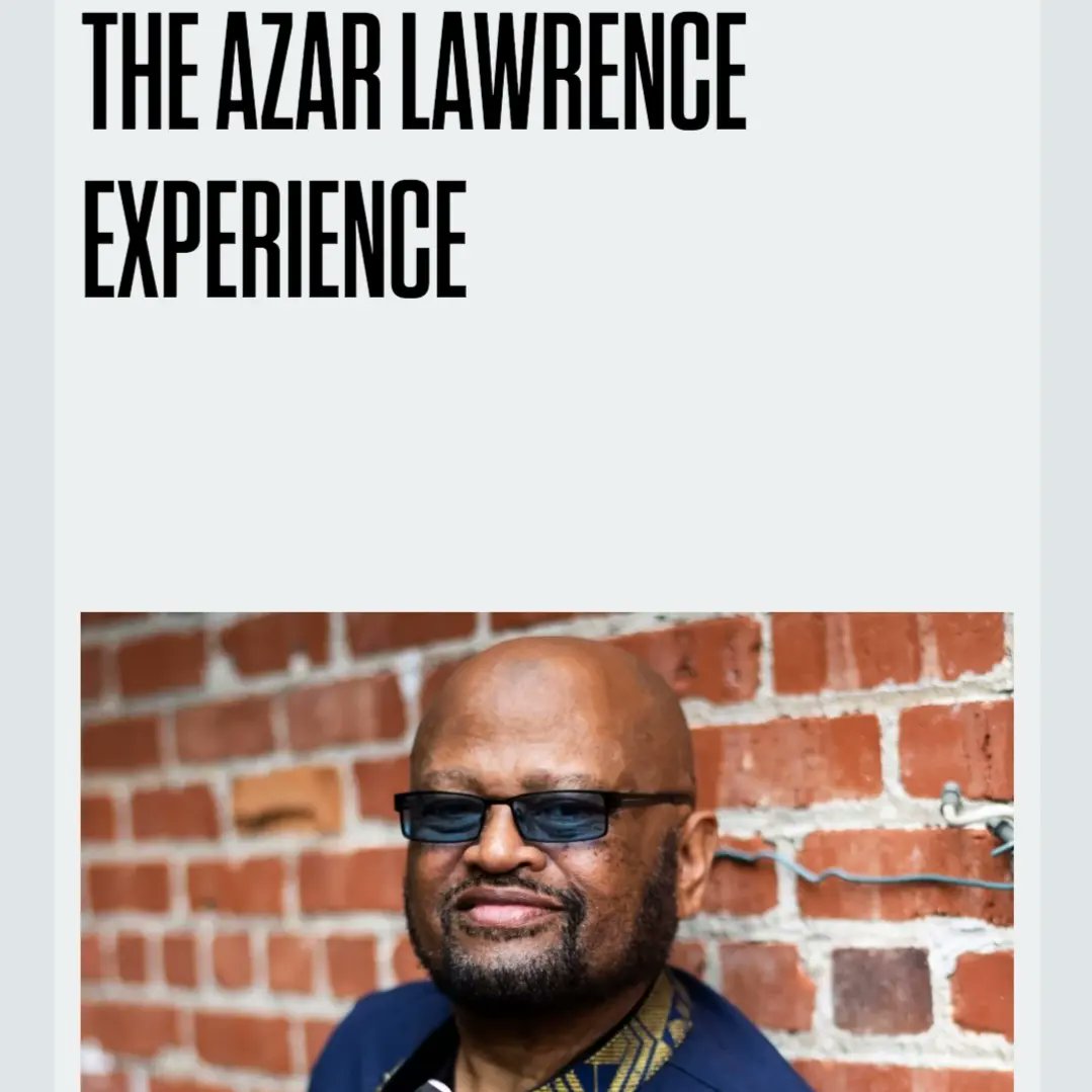 AzarJazz's tweet photo. Hey New York! Here we come, bringing the heat from Los Angeles. #itsgoingtobehot #jazz #azarlawrence #saxophone #TheAzarLawrenceExperience
@jazzdotorg #elvinjones #mccoytyner #milesdavis #jacopastorius #billyhiggens #Mtume #MauriceWhite #GetYourTicket https://t.co/XHDph7otkw https://t.co/thbTkr6tWx