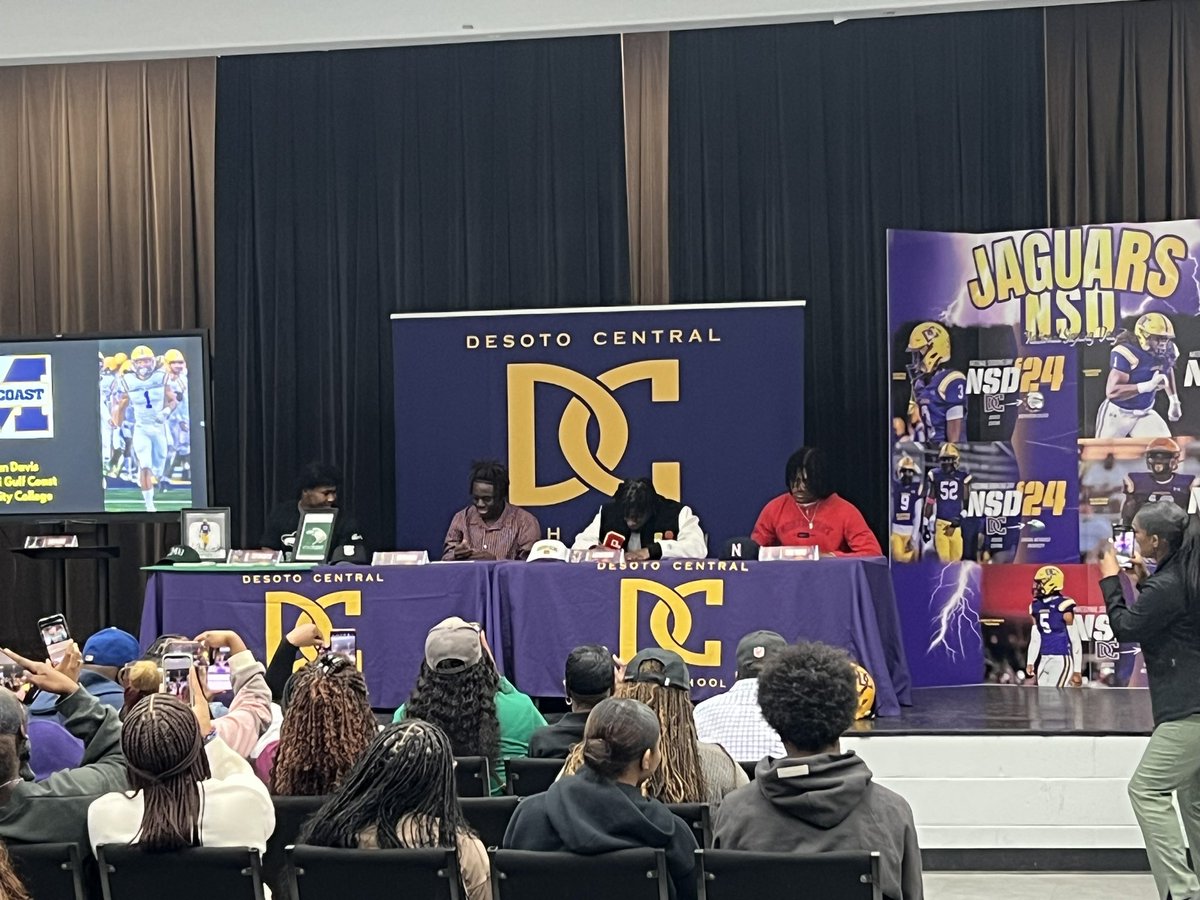 athletics_dc's tweet photo. It was football signing day here on Central Parkway! Congratulations to these outstanding young men. https://t.co/zsCeA4S9Jz