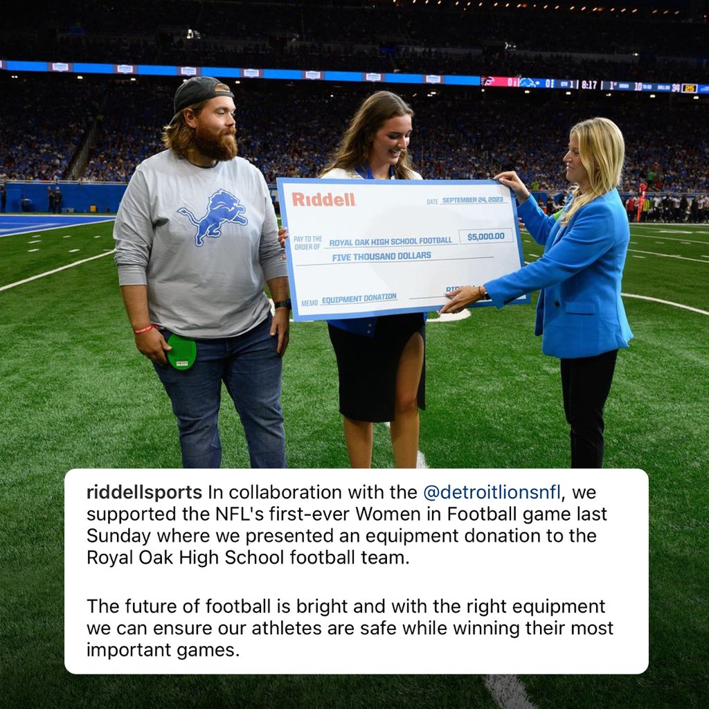 RiddellSports's tweet image. At #Riddell, supporting Girls &amp;amp; Women in all areas of football is core to what we do. 

Today and everyday we celebrate their passion and contributions to our great game. #ngwsd2024