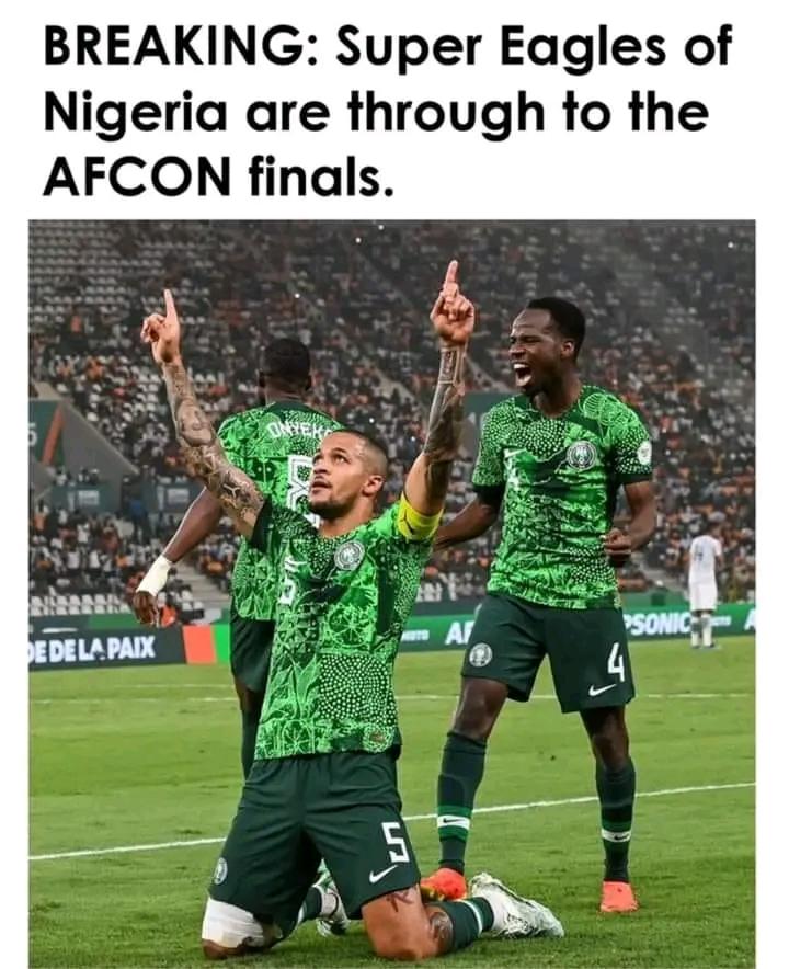 All Nigerians let's gather here! Let's say words of prayer for them. They made us proud today! #AFCON2024 #AFCON24 @followers